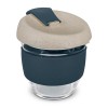 Navy 250mL Natura Glass Cups